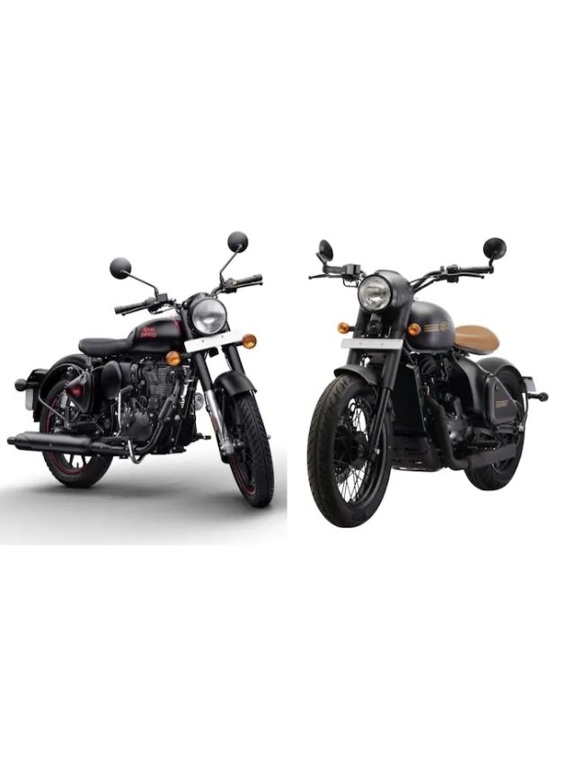 compare jawa perak and royal enfield 500