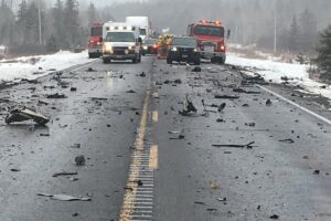 Read more about the article Car Crash Highway 17: Multi-vehicle crash in Delta sends 4 people to hospital