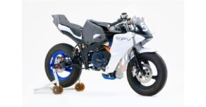 Read more about the article Yamaha Reveals Concepts: E-FV Mini Racebike and ELOVE Self-Balancing Scooter